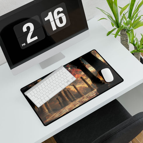 Astral Chessboard Floating Temple Sci-Fi XXL Extended Desk Mat - View 7 | Prints With Passion