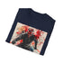 Charcoal cotton T-Shirt with Darth Maul graphic regular fit crew neck