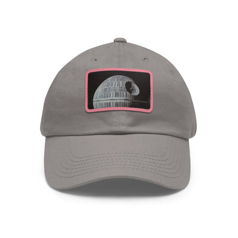 Galactic Empire Death Star baseball cap with light brown patch.