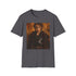 Charcoal cotton T-shirt featuring vibrant portrait of Anakin Skywalker with crew neck