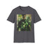 Charcoal crew neck Green Lantern T-shirt with vibrant cosmic design