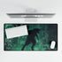 Cyberpunk Neon Wolf Matrix Rain Gaming XXL Extended Desk Mat – Prints With Passion (View 5)