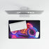 Retro Motorcycle with Neon Trail Gaming XXL Extended Desk Mat