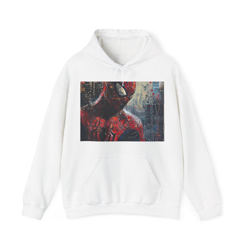 Spider-Man Navy Canvas Hoodie, Regular Fit, Unisex, S Size