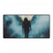 Cyberpunk Angel Walking through Fog Gaming XXL Extended Desk Mat