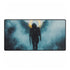 Cyberpunk Angel Walking through Fog Gaming XXL Extended Desk Mat