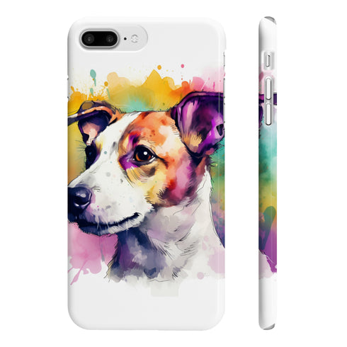 Glossy Jack Russell Terrier iPhone 7/8 Plus Slim Phone Case