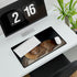 Celestial Cat Sleeping on Crescent Moon XXL Extended Desk Mat – Prints With Passion (View 7)