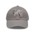 Chrysler Skyline Watercolor Cap in White with Light Brown Patch