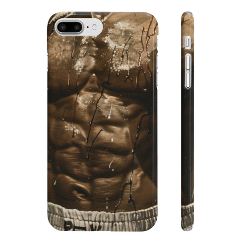 Mayweather Undefeated Champion Phone Case Slim Glossy iPhone 7 Plus, 8 Plus.