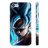 Goku Super Saiyan Blue Power Glossy Slim Phone Case for iPhone.