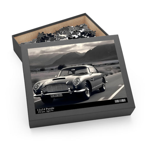 High Speed Jigsaw Puzzle featuring iconic Aston Martin DB5.