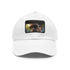 Iron Man Shades Snapback Cap in White with Light Brown patch