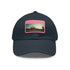 White cotton baseball hat with Angkor Wat tribute patch.