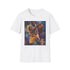Magic Johnson portrait tee in charcoal, regular fit, crew neck design.