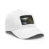 Maui Breeze Baseball Cap in White with Light Brown Patch.
