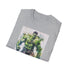 Charcoal cotton T-shirt featuring Classic Hulk print with crew neck and regular fit