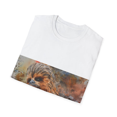 Chewbacca watercolor tee in charcoal, crew neck, regular fit, summer pick