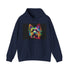 Tiny Yorkie Big Personality Hoodie in Navy for Men & Women
