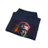 Taxi Driver Watercolor Hoodie in Navy, Men's Unisex Regular Fit.