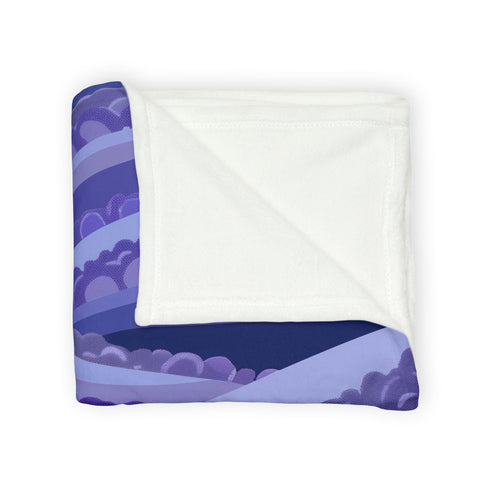 Provence Botanical Lavender Seamless Pattern Plush Fleece Throw Blanket – Prints With Passion (View 8)