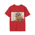 Charcoal Chewbacca watercolor t-shirt in soft cotton featuring regular crew neck