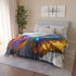 Solar Wings Casting Prism Shadows Plush Fleece Throw Blanket