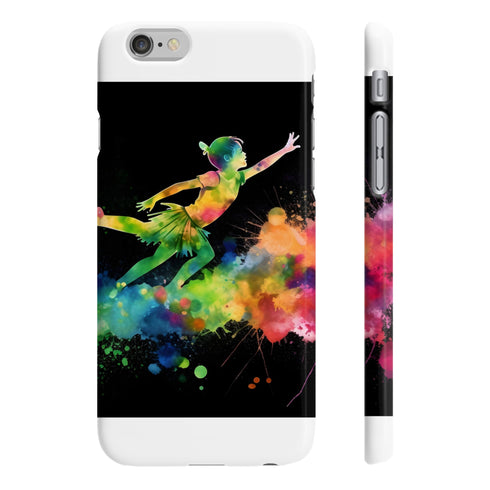Watercolor Peter Pan design iPhone 7/8 Plus slim phone case.