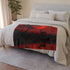 Deer Feeder Blanket Alt Texts: Majestic deer in the wild