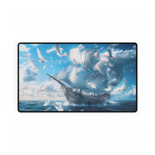 A Ship Made of Feathers on the Ocean Gaming XXL Extended Desk Mat