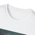 Charcoal cyberpunk cityscape t-shirt with neon landscape and crew neck design