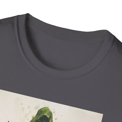 Charcoal Doctor Doom T-shirt with detailed villain armor graphic