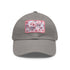 3D Cherry Blossom Dreams Seamless Baseball Cap, White/Light Brown Rectangle variant