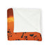 Sunset Made of Music Notes — Plush Fleece Throw Blanket — Product Detail View 8