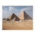 Vibrant 10x8 jigsaw puzzle featuring the iconic Pyramids of Giza.