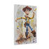 Woody Toy Story Canvas Print - Adventure Spirit Childhood Magic 18x12 1.25"