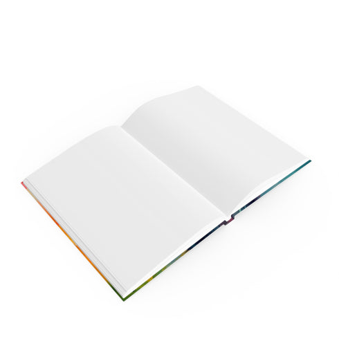 Beckinsale's Brilliance Neon Fan Journal - Radiant watercolor portrait cover, perfect for Kate Beckinsale fans!