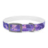 Lavender Fields Dog Collar: M Size Black Onyx with Lavender Blooms