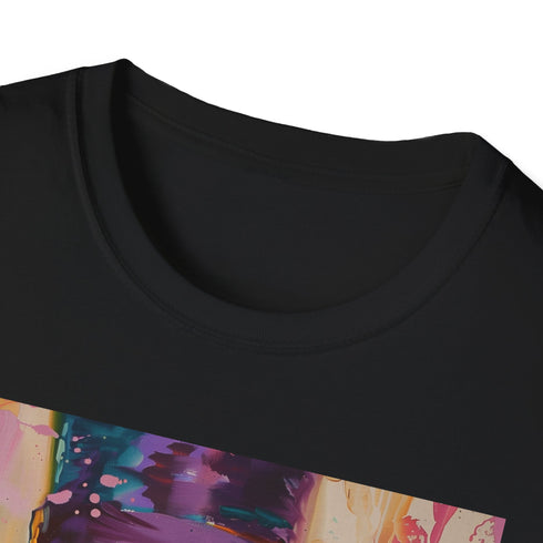 Timeless Willy Wonka portrait t-shirt in charcoal, regular fit.