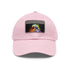 Neon watercolor Storm Trooper baseball cap, white/light brown patch, rectangle shape.