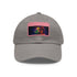 Vibrant watercolor George Michael baseball cap with neon dreams design.