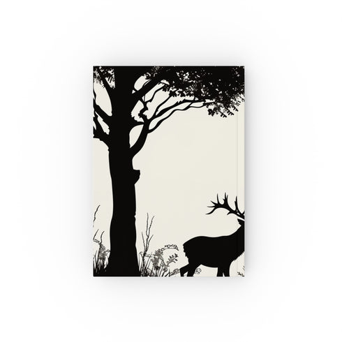 Wild Encounters: A Nature Journal - High-quality, stylish journal featuring striking wild animal silhouettes. Perfect for documenting nature adventures or as a thoughtful gift.