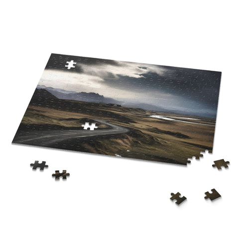 10" x 8" Iceland Ring Road Puzzle featuring glaciers, waterfalls, volcanic terrain.