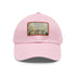 Buckingham Palace Watercolor Cap in White with Light Brown Patch