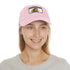 McConaughey Neon Dreams Cap in White with Light Brown Patch