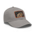 Stylish Galactic Falcon Adventure Cap in White with Light Brown patch