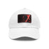 Dark Side Vader Sith baseball cap in white with light brown patch.