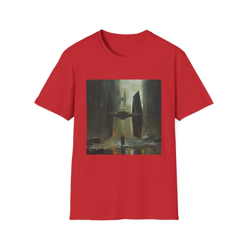 Star Wars Tie Fighter Charcoal T-Shirt in size S.