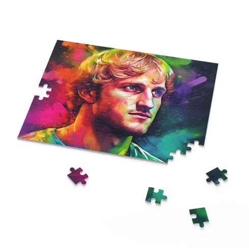 Logan Paul jigsaw puzzle with 120 pieces of social media sensation.