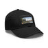 Kiwi Lake Adventure Baseball Cap in White with Light Brown patch.